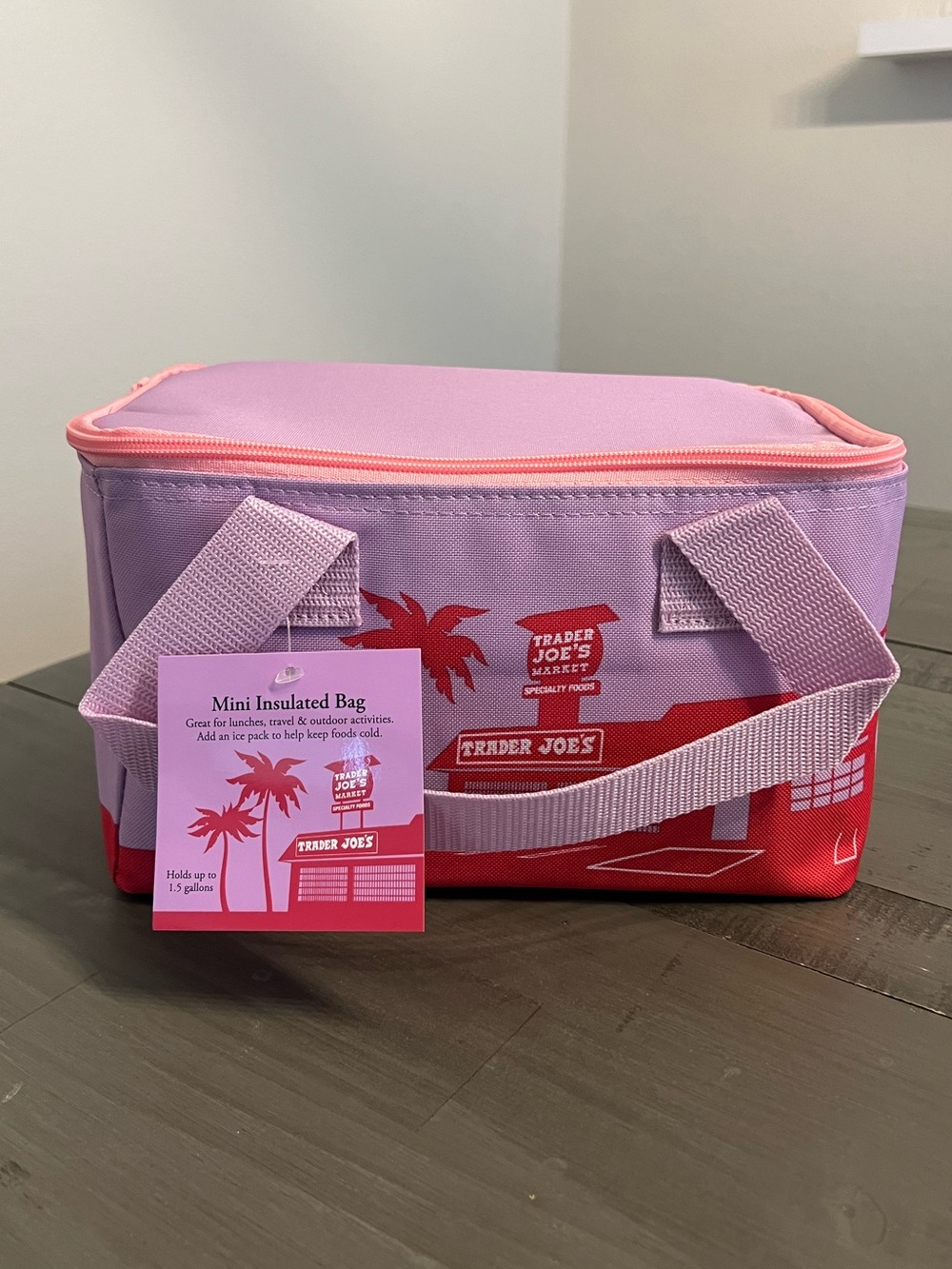 NWT Trader Joe’s Purple Mini Insulated Bag